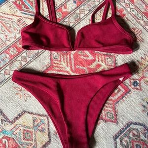 Zaful red bikini size small